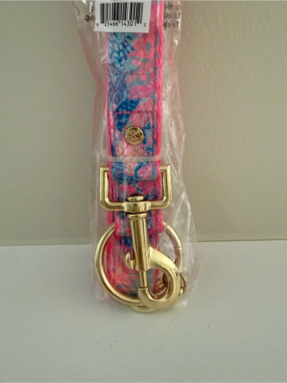 Lilly Pulitzer Dog Lead: Splendor in the Sand MED/LARGE Dog NWT